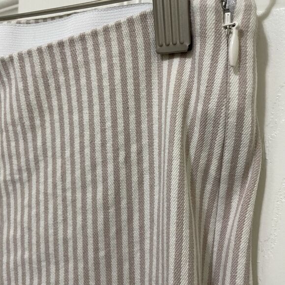 A New Day Women's Size 2 Striped High Rise Side Zip Skinny Ankle Stretch Pants - Picture 4 of 6